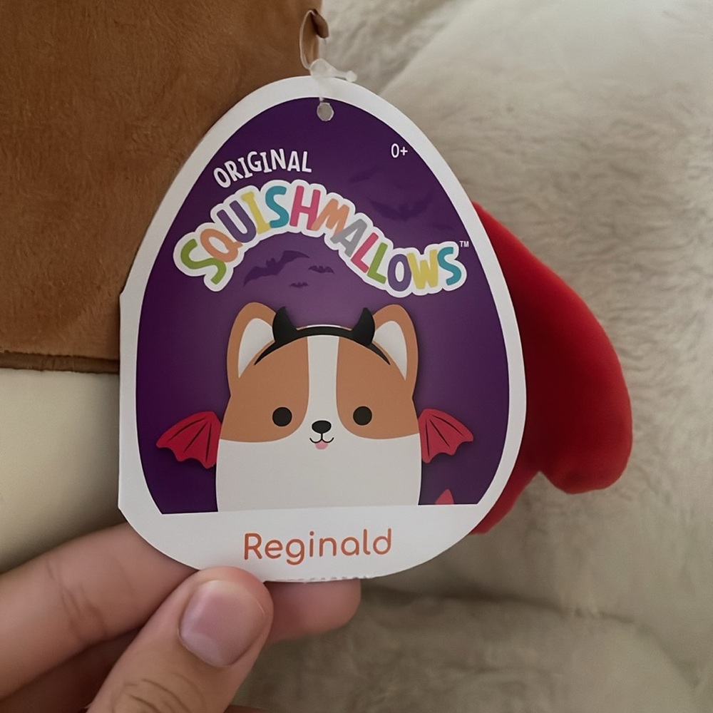 NWT Reginald The Devil Corgi 12” Squishmallow - Picture 3 of 10